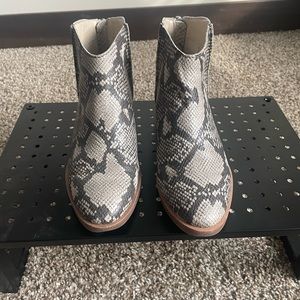 Dolce Vita Tavin Snake Booties